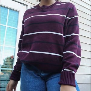 ☆ purple striped sweater ☆